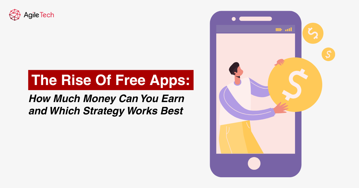smartphone generating revenue with various free app services